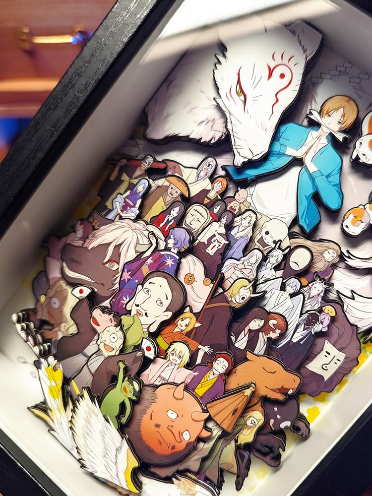 Amazon.co.jp: 夏目貴志 立体絵 夏目友人帳 漆 立体画 アニメグッズ